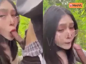 đi dã ngoại tiện quan hệ người tình ở trong rừng