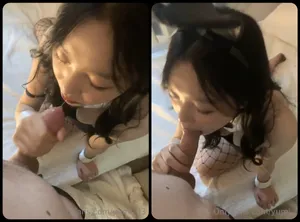 Thỏ con dâm dục thích bú cu to