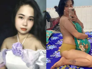 Cô vợ dâm cằm điện thoại tự quay chồng yêu nện mình