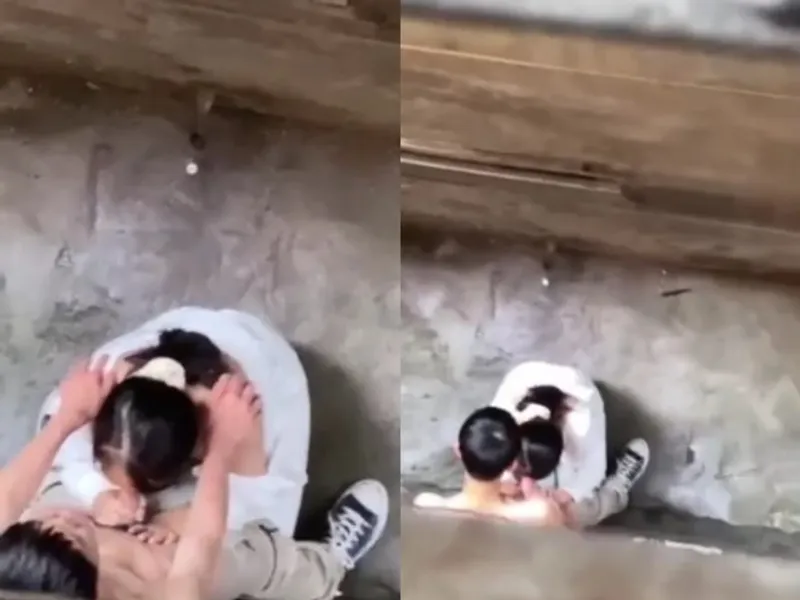 Quay lén nữ sinh bú của quý anh yêu ở khe nhà
